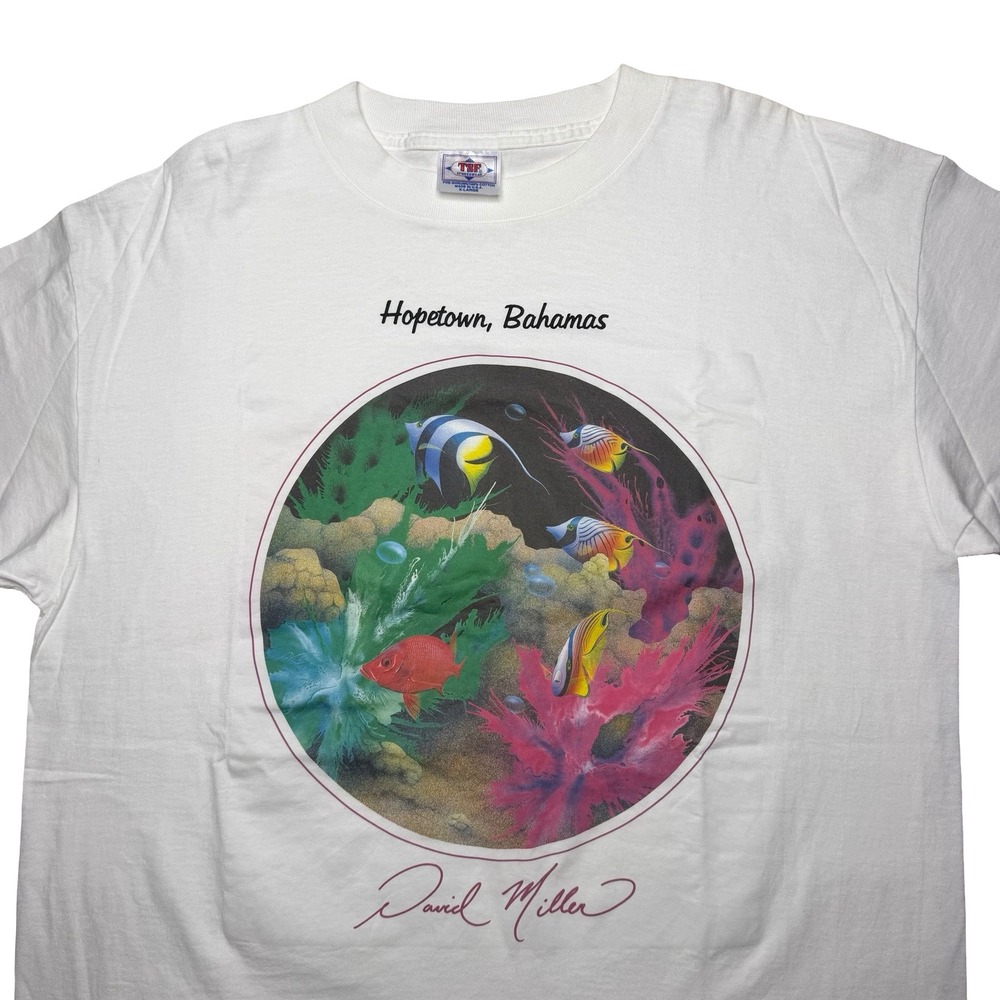 Vintage 90s Hopetown Bahas David Miller fishir